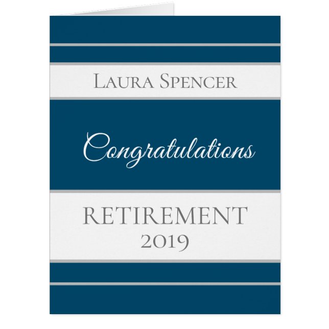 Look! Custom Retiree Card (Front)