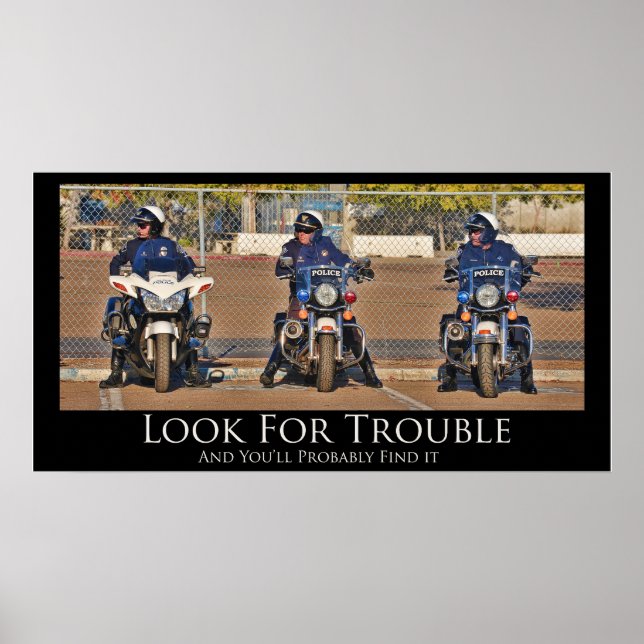 Look For Trouble Poster (Front)