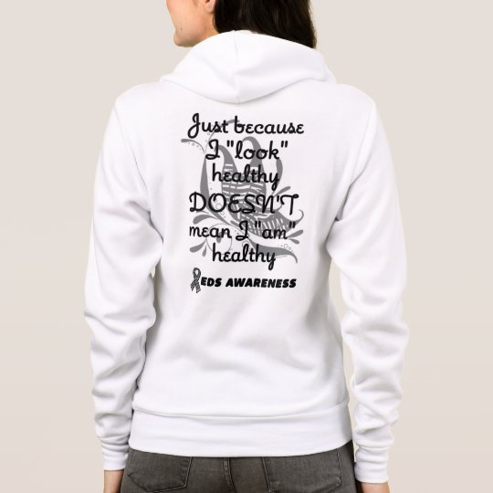 "Look" healthy/Butterfly...EDS Hoodie