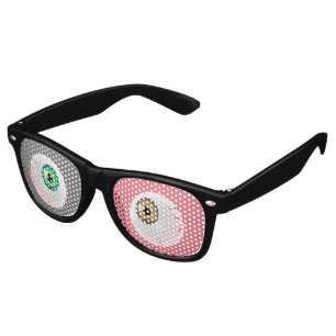 LOOK in the colours eyeball without a blink Retro Sunglasses