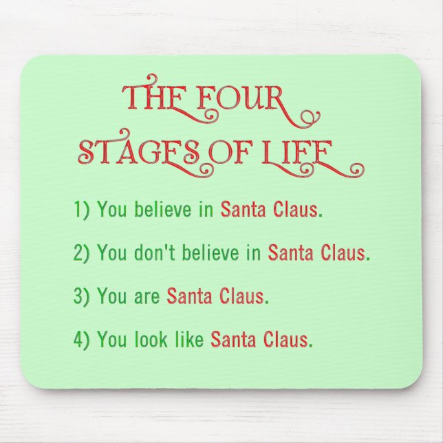 Look Like Santa Mousepad (Front)