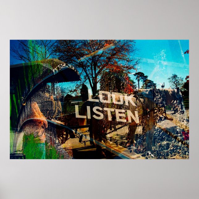 look listen poster (Front)