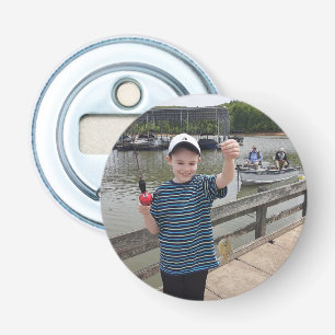 LOOK! My First Fish Upload Your Photo Bottle Opener