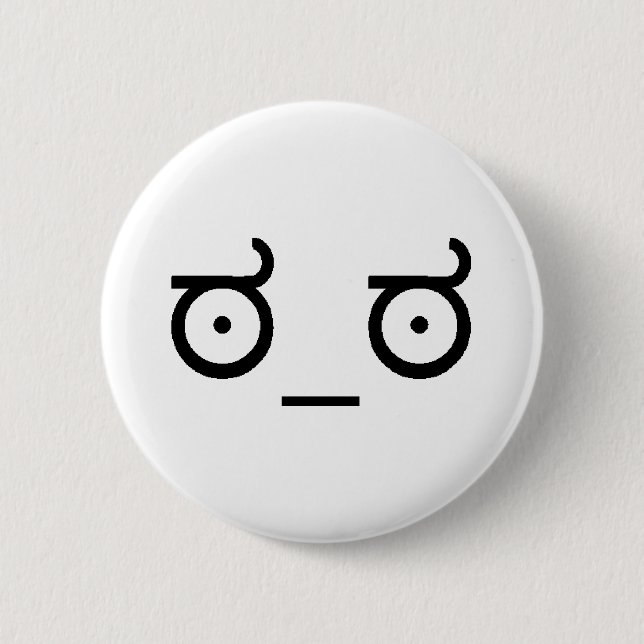 Look Of Disapproval 2 Inch Round Button (Front)