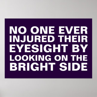 Look on the bright side poster