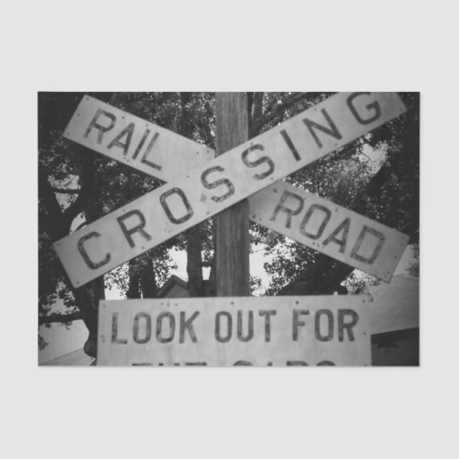 Look Out For Cars Tissue Paper (Front)