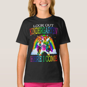 Look Out Kindergarten Here I Come Unicorn T-Shirt