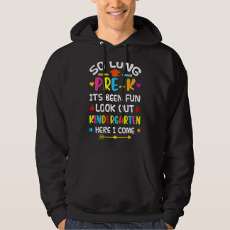 Look Out Kindergarten Pre K Graduate Preschool Gra Hoodie