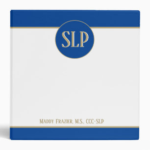 Look! SLP (speech pathologist) custom binder