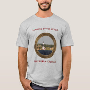 Look through porthole picture shirt