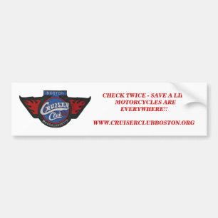Look Twice!!  CCB Bumper Sticker - Customized