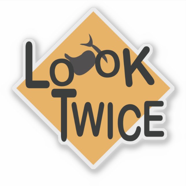 Look Twice for Motorcycles Graphic (Front)