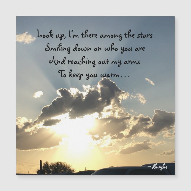 Look Up - a Tribute to a Loved One (Front)