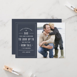 Look Up To Father's Day Card