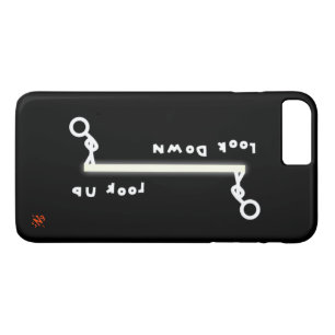 Look up vs look down (& the stick men) Case-Mate iPhone case