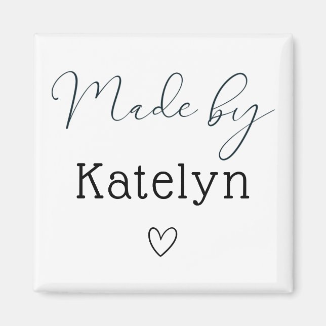 Look What I Made Personalized  Magnet (Front)