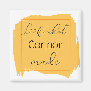 Look What I Made Personalized Magnet