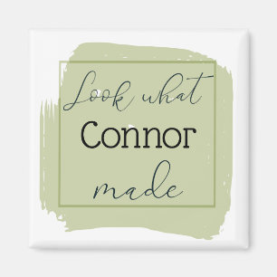 Look What I Made Personalized Magnet