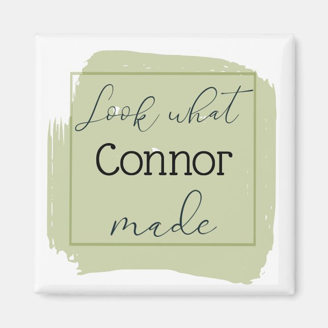 Look What I Made Personalized  Magnet (Front)