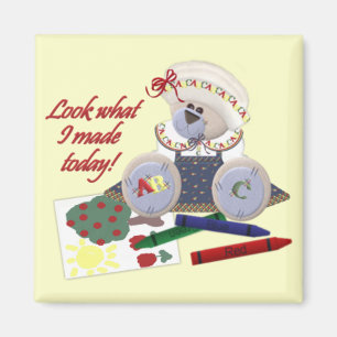 Look What I Made Square Magnet