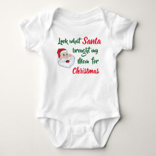 Look What Santa Brought For Xmas Baby Bodysuit