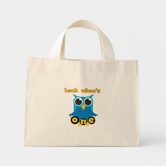Look Whoo's 1 Tshirts and Gifts Mini Tote Bag (Front)