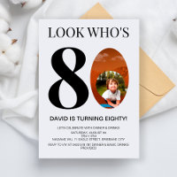 Look Who's 30th 40th 50th 60th 80th Birthday Party