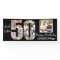 Look Who's 50 Photo Collage Black 50th Birthday