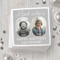 Look Who's 60 Modern Photo Numbers Birthday Party