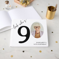 Look Who's 90! Modern Photo 90th Birthday