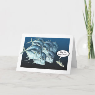 Lookdown Fish Gonna Miss You Card