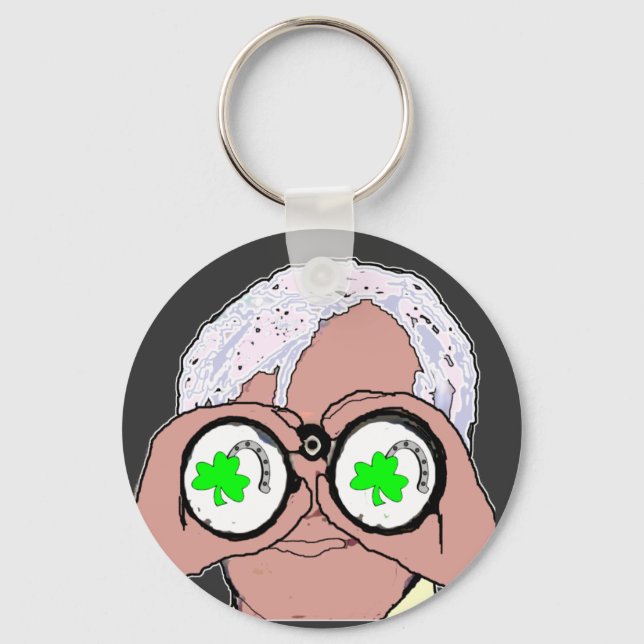 Lookin at Lucky Keychain (Front)