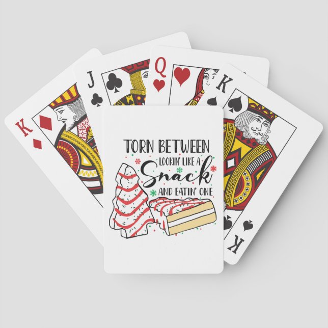 Lookin Like A Snack Playing Cards (Back)