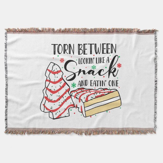 Lookin Like A Snack Throw Blanket (Front)