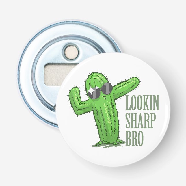 Lookin Sharp Bro Bottle Opener (Front)