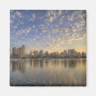 Looking across False Creek at the skyline of Magnet