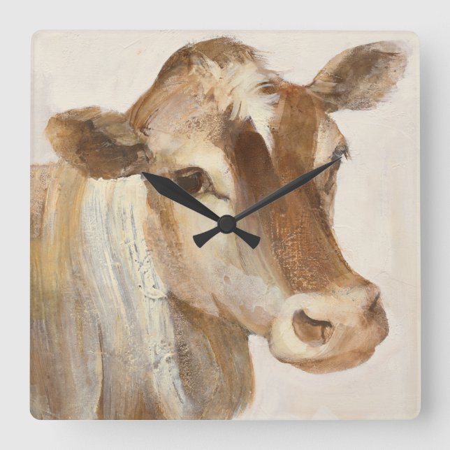 Looking at You I Light Square Wall Clock (Front)