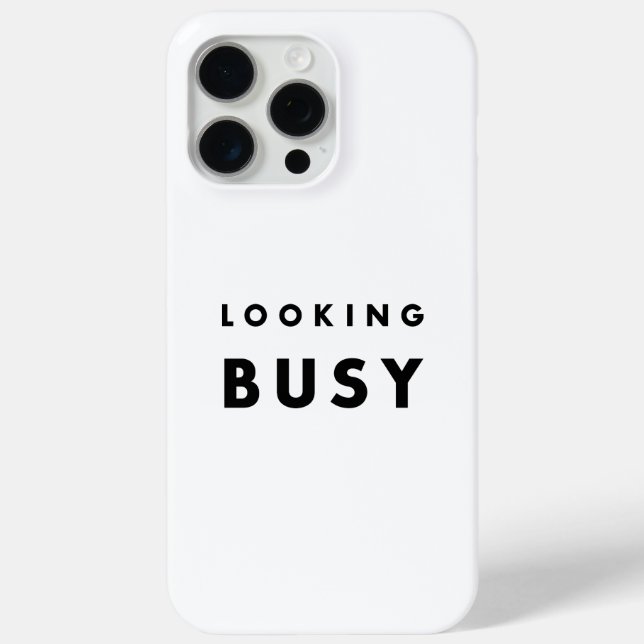 LOOKING BUSY: The Art of Appearances Case-Mate iPhone Case (Back)