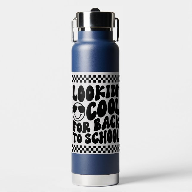 Looking Cool for Back to School Water Bottle (Front)