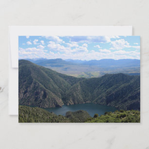 Looking Down at the Gunnison Card