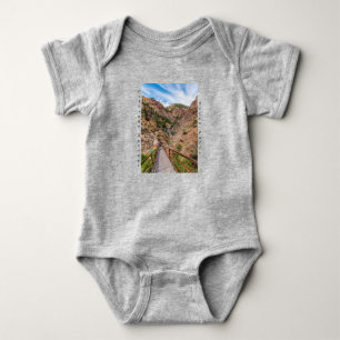Looking Down Seven Falls Stairs Baby Bodysuit