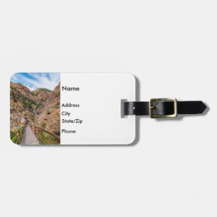 Looking Down Seven Falls Stairs Luggage Tag