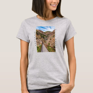 Looking Down Seven Falls Stairs Women's T-Shirt