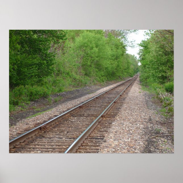 Looking Down The Tracks Poster (Front)