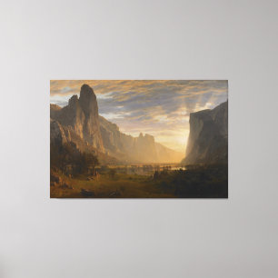 Looking Down Yosemite Valley Canvas Print