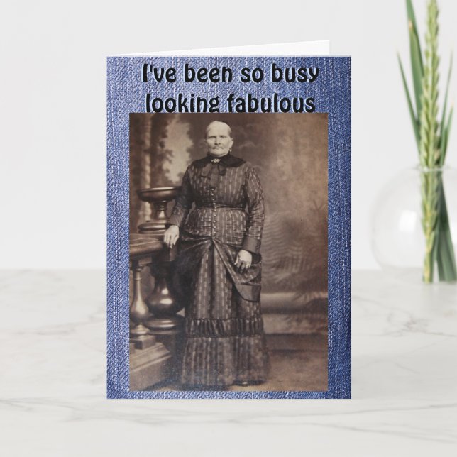 Looking Fabulous Belated Birthday for Friend Card (Front)