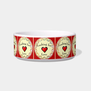 Looking for Love Pet Bowl