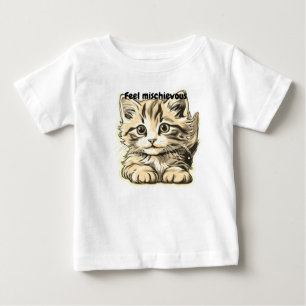 Looking for mischief kitten baby T-Shirt