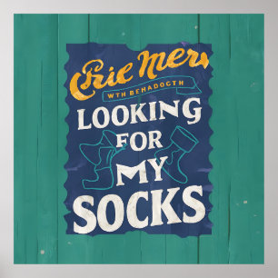 Looking For Socks Poster