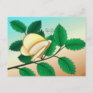 Looking Glass Insects - Bread and Butterfly Postcard